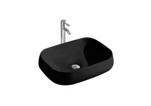 Раковина Aquatek AQ5526-MB накладная 560x420x140 мм, черный матовый
