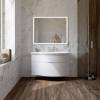 Мебельная раковина Kerama Marazzi Riva 100 R белая глянцевая фото 5