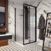 Душевая кабина Cerutti Spa BELLA901B без крыши, квадратный низкий поддон фото 3
