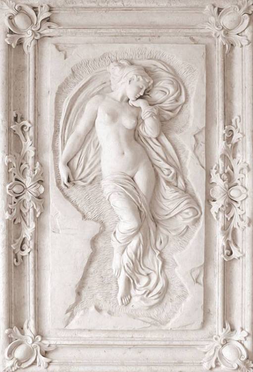 3D Фотообои Artegrafico «Барельеф с обнаженной девой» BR-029 канвас