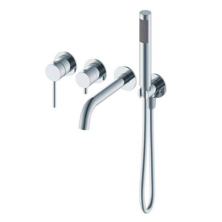 Смеситель для ванны Oliveeka Y OL-889017-CR встраиваемый, с внутренней частью, хром