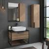 Зеркало Comforty Кельн 75 дуб темный фото 2