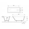 Чугунная ванна Delice Prestige DLR230611R 175x75, с отверстиями под ручки, без ножек фото 2