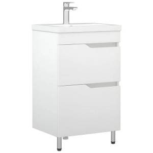 Тумба с раковиной Corozo Теона 50 Z2 напольная, белый