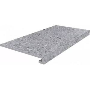 Ступень Kerama Marazzi Терраццо SG632620R\GCF Клееная Серый 33x60