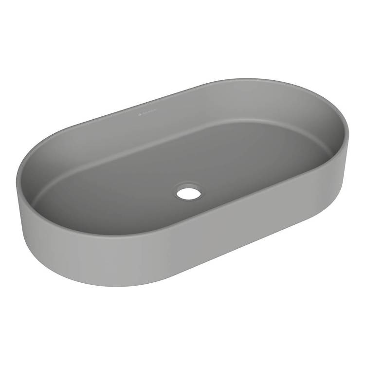 Раковина Aqueduto Espiral ESP0230 60 см, серая матовая