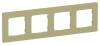 Рамка 4-постовая IEK Flite FI-M42-32-20-K26 оливковый