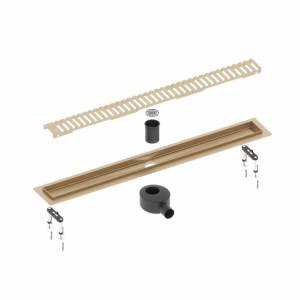 Душевой лоток Timo Drain System DS230107/17 матовое золото