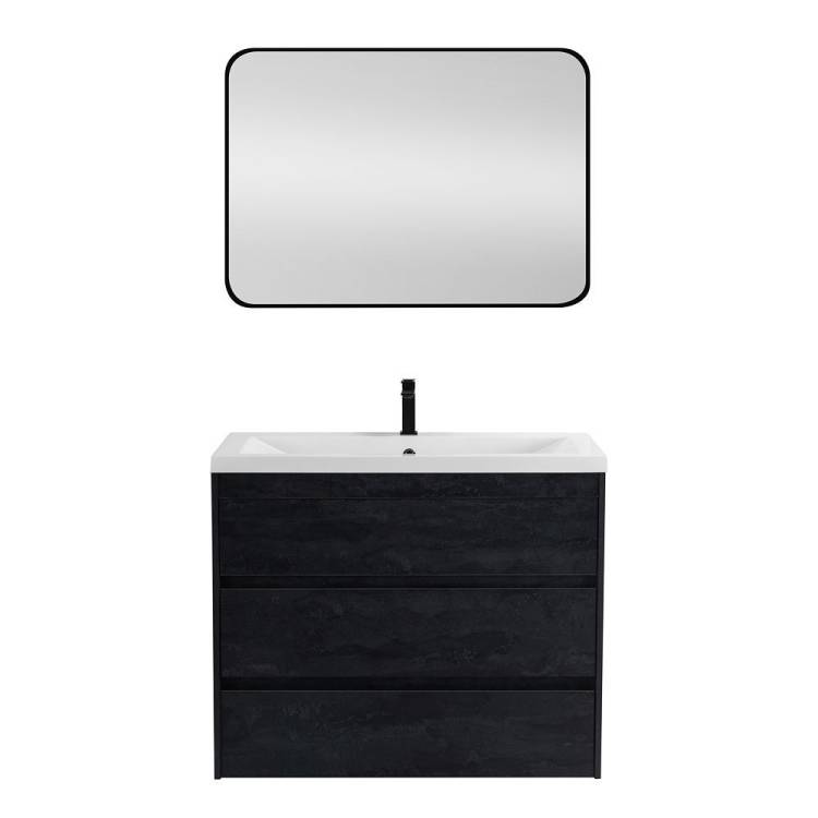 Тумба под раковину Art&Max Family-M FAMILY-M-1000-3C-PIA-HC Hard coal, 99.6x48x80