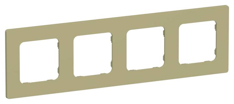 Рамка 4-постовая IEK Flite FI-M42-32-20-K26 оливковый