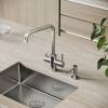Смеситель для кухни Sancos Vela SC4013BN с возможностью подключения фильтра для воды, брашированный никель фото 3