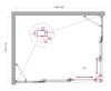 Душевой уголок Belbagno LUCE-AH-22-150/115-C-Cr профиль хром, стекло прозрачное, 150x115x195 фото 7