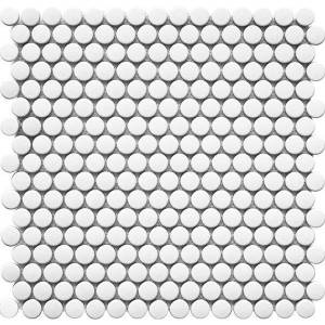 Мозаика Starmosaic Penny Round Nk41000 White Matt 30.9x31.5