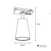 Трековый светильник Wolta Cono WTL-GU10/11W фото 3