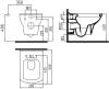 Комплект Унитаз подвесной Bien Dor с биде + Система инсталляции для унитазов Ideal Standard ProSys с кнопкой цвета хром фото 8