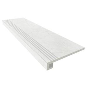 Ступень Ametis by Estima Marmulla 34878 Set/Steptrade/MA00_NS/33x120/S1/Riser/MA00_NS/14,5x120 33x120 прямоугольная с бортиком+Подступенок 14.5x120