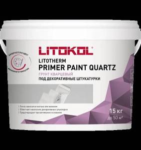 Грунт адгезионный Litokol LitoTherm Primer Paint Quartz белый 15 кг