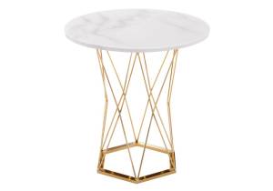 Кухонный стол Woodville Melan 11771 white / gold