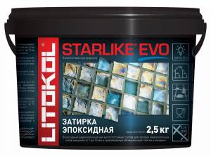 Затирка LITOKOL Starlike EVO S.100 Bianco Assoluto, 2.5 кг