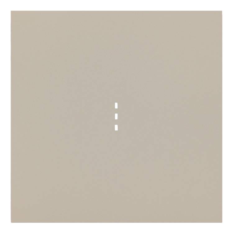 Клавиша одноклавишного выключателя с подсветкой Rikett 35602 LT латте