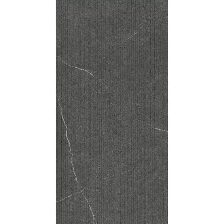 Керамогранит Global Tile Lakeside GT1206014365MR Черный Линии 60x120