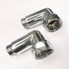 Соединение угловое Luxon 1"x3/4" гайка/штуцер, хром (пара) фото 2