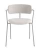 Стул Stool Group Дженни AV 469-Cl900-7004T букле светло-серый каркас серый муар фото 2