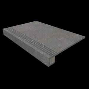 Ступень Estima Luna 36835 Серый 33x120 + Подступенок (14.5x120)