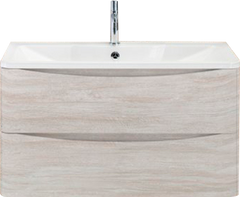 Тумба для комплекта BelBagno Acqua 90 подвесная, rovere vintage bianco