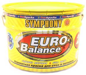Краска интерьерная Symphony Euro Balance 2 0.9 л
