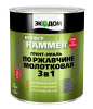 Грунт-эмаль по ржавчине 3 в 1 молотковая Экодом шелковисто-матовая коричневая 2.2 кг