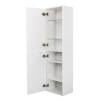 Шкаф-пенал BelBagno DUE-1500-2A-SC-BL-P Bianco Lucido фото 4