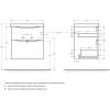 Тумба с раковиной BelBagno Marino H60 rovere nature фото 10
