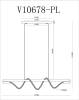 Подвесной светодиодный светильник Moderli True V10678-PL фото 2