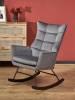 Кресло-качалка Halmar Bazalto V-CH-BAZALTO-FOT-POPIELATY серый фото 8
