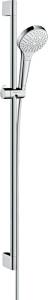Душевой гарнитур Hansgrohe Croma Select S 26571400 EcoSmart, белый - хром