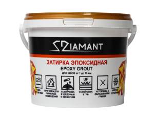 Затирка эпоксидная Diamant Color 051 Белая луна, 2.5кг