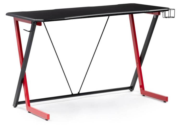 Стол компьютерный Woodville Kolman 11972 black/red