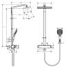 Душевая стойка Hansgrohe Raindance Select E 27112000 хром фото 6