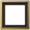 Рамка 1-постовая Jung LS 990 золото LS981GGO