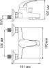 Смеситель для ванны с душем Wasserkraft Isen 2601 фото 7