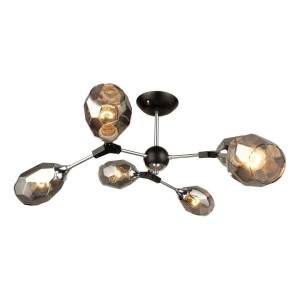 Потолочная люстра IMEX Md.4209 MD.4209-6-S CH+BK