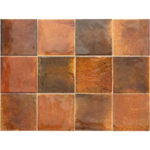 Керамическая плитка Equipe Hanoi 30018 Burnt Red 10x10