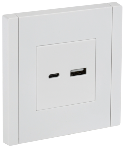 Розетка USB type A+C IEK Forte&Piano FP-U22-018-K01 белый