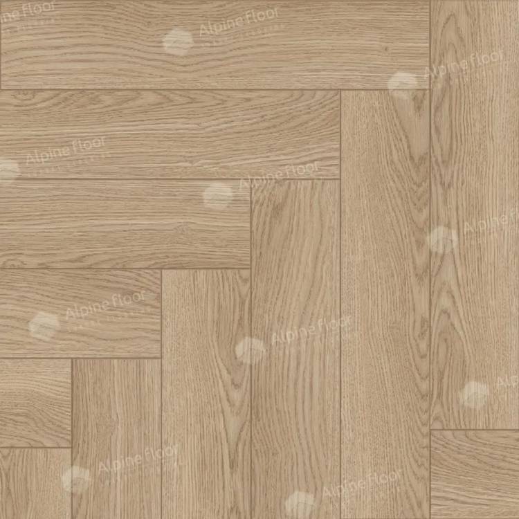 Ламинат Alpine Floor Herringbone 8 Pro 8/33 4V LF102-12 Дуб Артуа 606x101