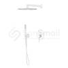 Душевой комплект Gattoni Circle two 9190/PDBO Bianco Opaco