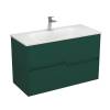 Тумба под раковину Veneciana Veneto 100 510034 зеленый матовый