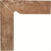 Плинтус Paradyz Scandiano Rosso Cokol Ciety левый структурный 2-x элем. 30x8.1