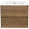 Тумба с раковиной Vincea Gio 60 дуб табак фото 2