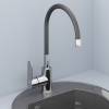 Смеситель для кухни Avrora Kitchen AV9002B с высоким гибким изливом, хром фото 2